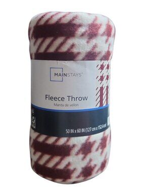 Mainstay NEW Fleece Throw Manta de Vellon